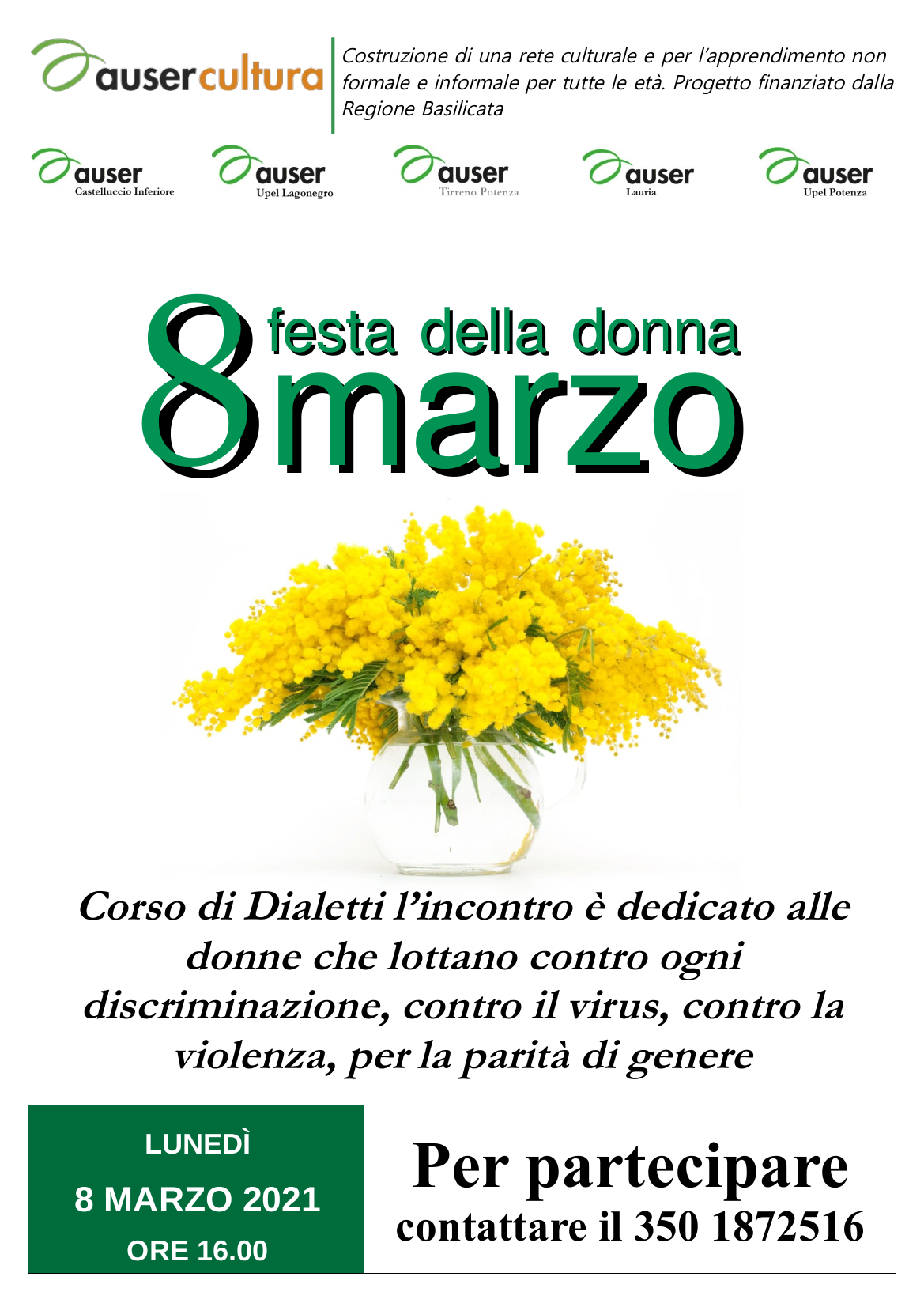 8 Marzo giornata internazionale della donna